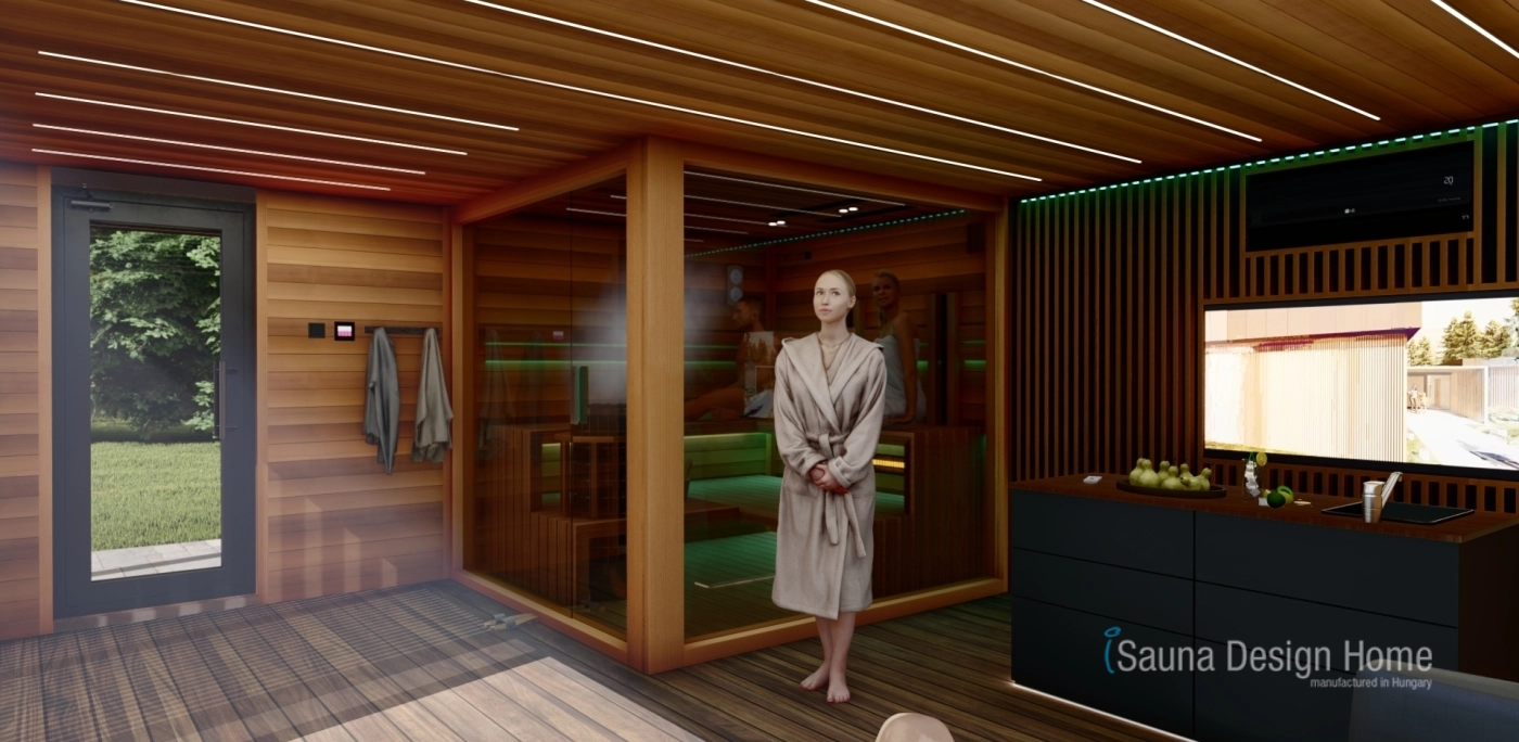 sauna made from high-quality ingredients