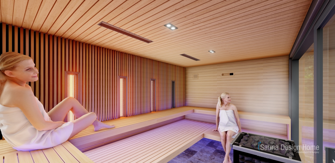 Family sauna house
