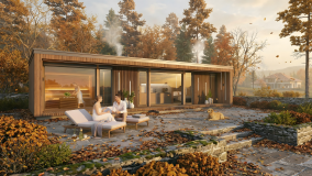 Modern sauna design