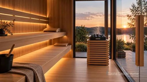 Sauna heating with Harvia heater