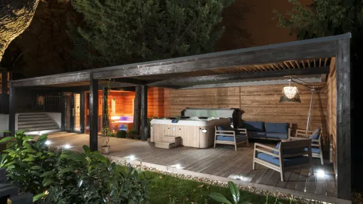 Unique combined wellness sauna house based on personalized design Unique combined wellness sauna house based on personalized design