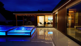 Private wellness house with pool