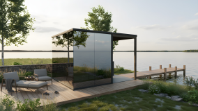 Sauna with Pergola