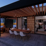 Exclusive handmade wooden solutions in the Terrace