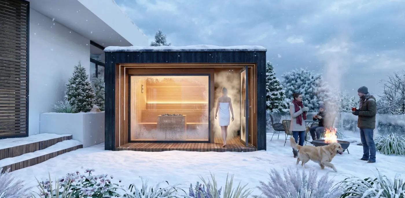 Architectural sauna