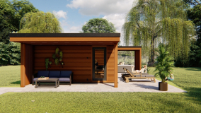 Family sauna house