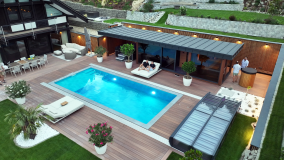 Sauna House from Above