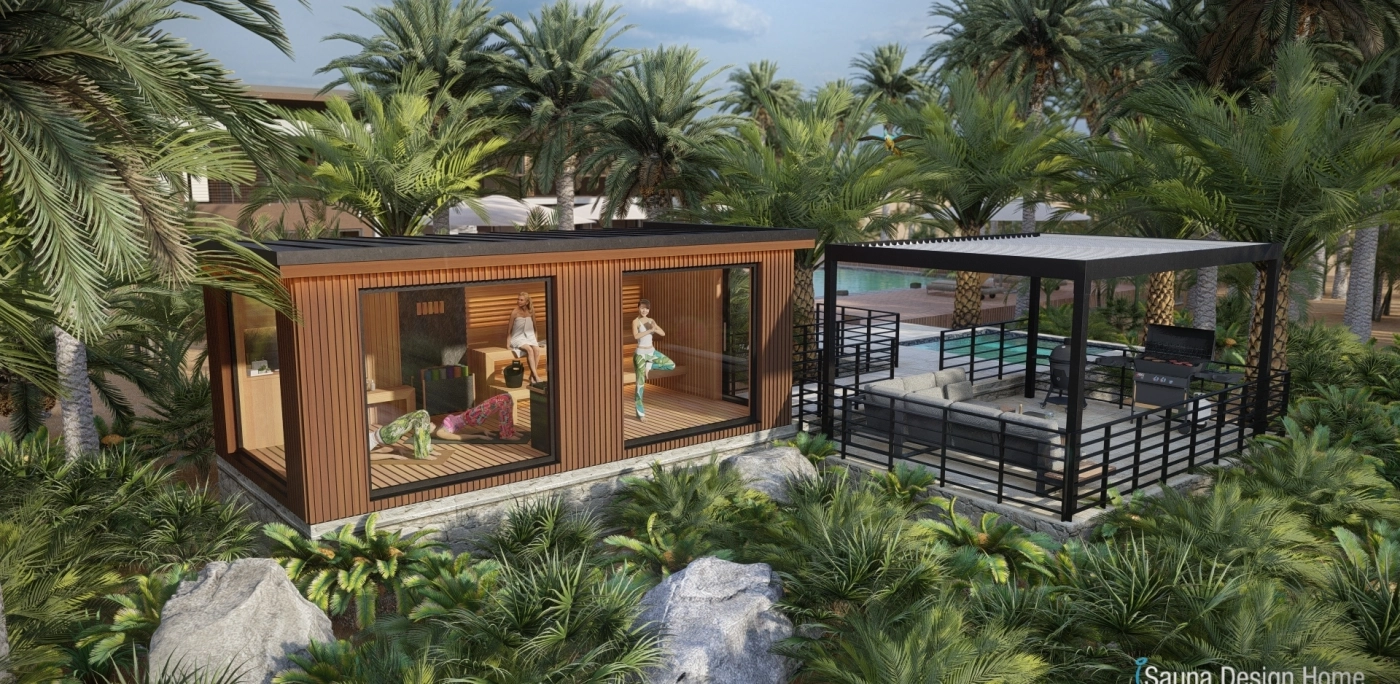 hot yoga studio in your garden