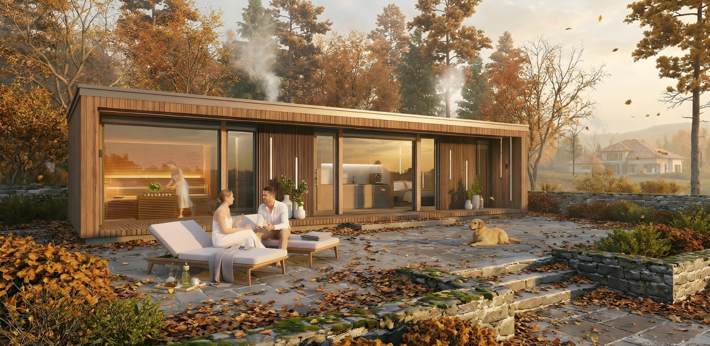Modern sauna design