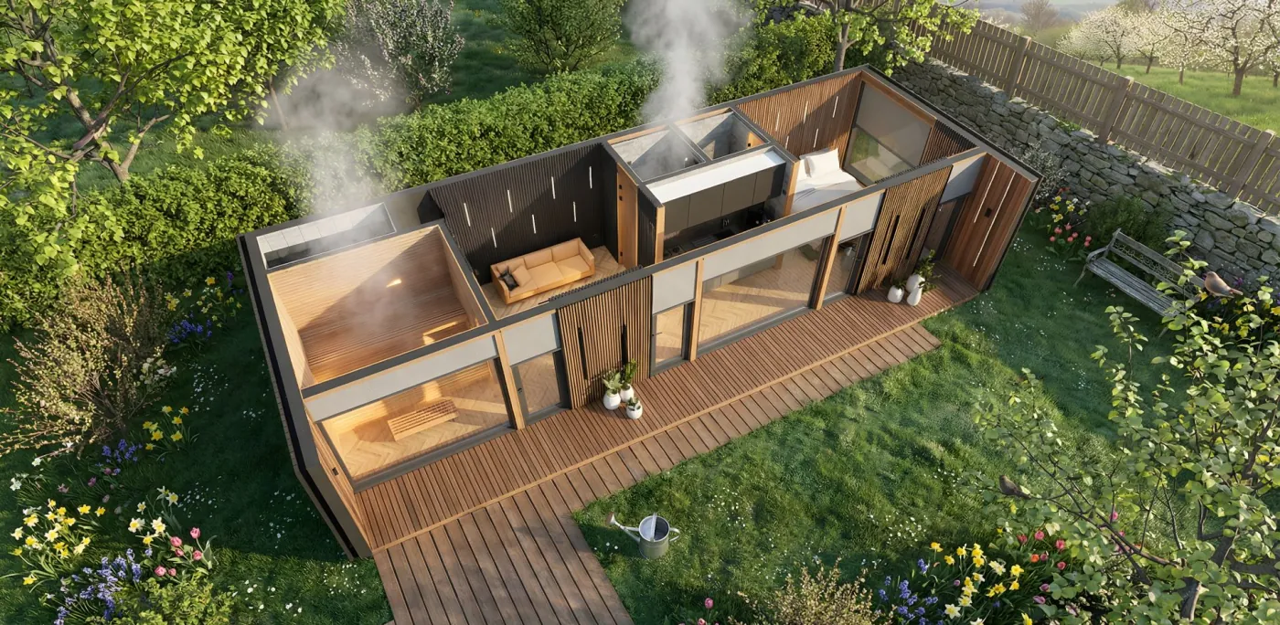 Design sauna house