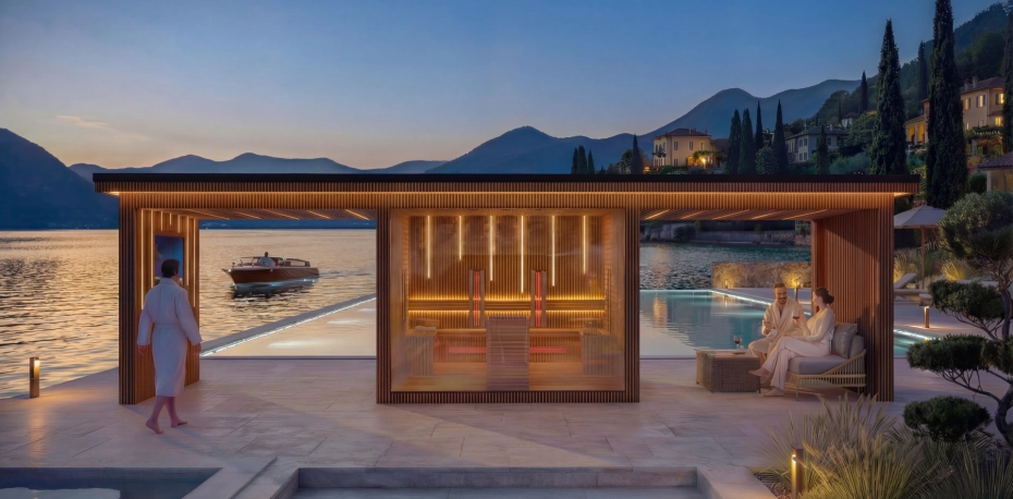 sauna house, wintergarden modular 4 seasons wellness house - Oasis