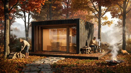 outdoor sauna