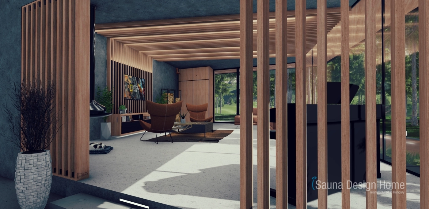 Interior wooden partitions