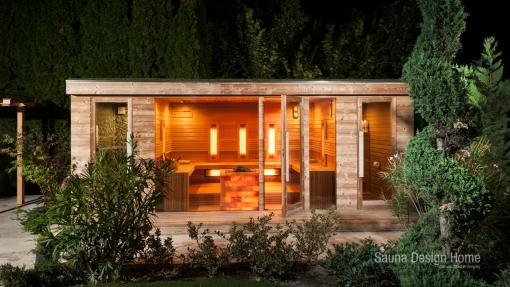 Sauna with Plants
