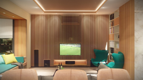 unique solid wood interior design