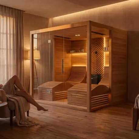 standard saunas, modern saunas, saunahouses