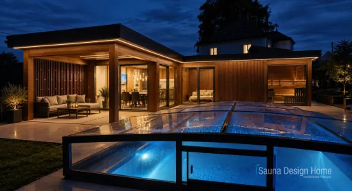 A 100 m² wellness house, tailored to the client’s needs.