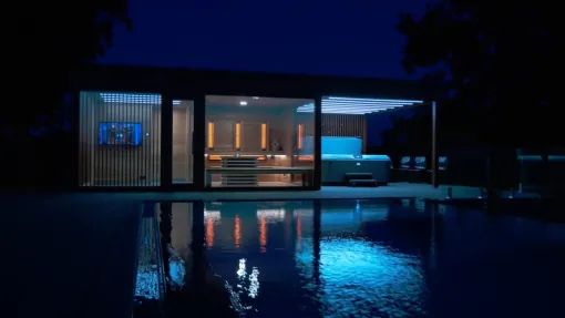 Unique Outdoor Sauna House Design
