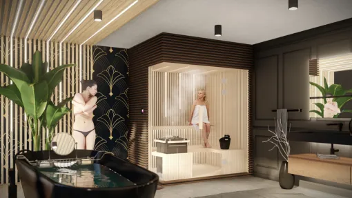 small individual sauna house small individual sauna house