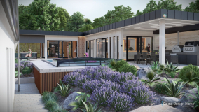 outdoor sauna house