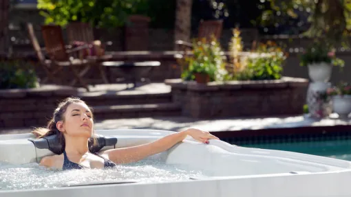 Sauna wellness with jacuzzi