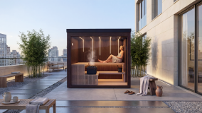 modern finnish sauna