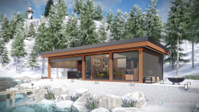 outdoor sauna house