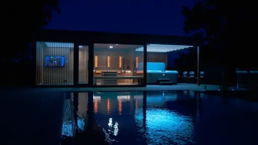 Sauna house building Sauna house building