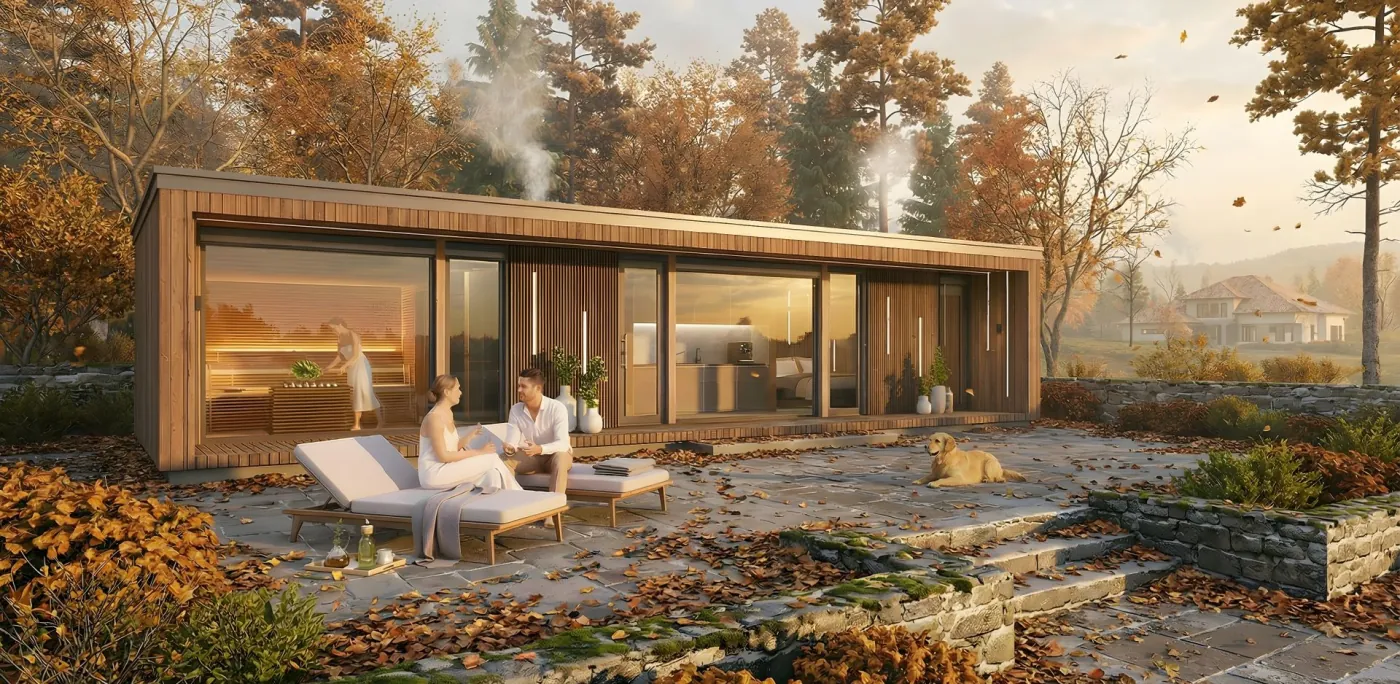 Modern sauna design