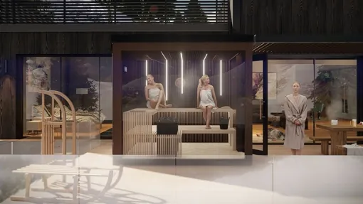 finnish sauna for 2 people