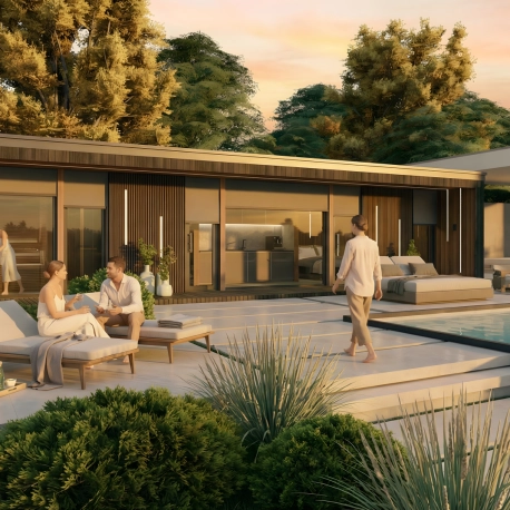 Joy Family Four-Season Premium Wellness House with Sauna