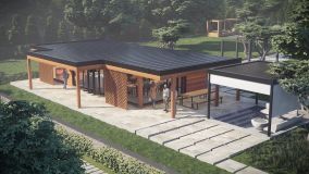 Premium sauna house construction
