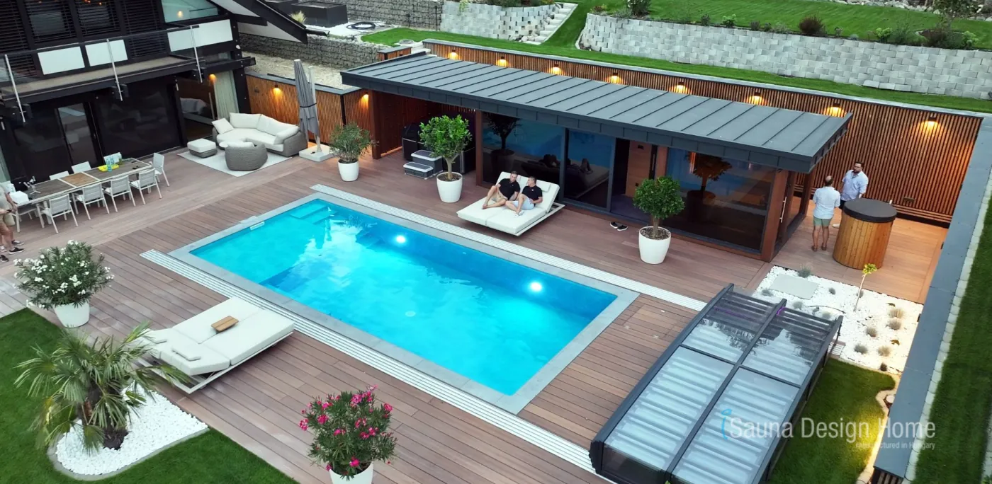 Sauna House from Above