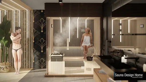NEW indoor Finnish design sauna - Vision