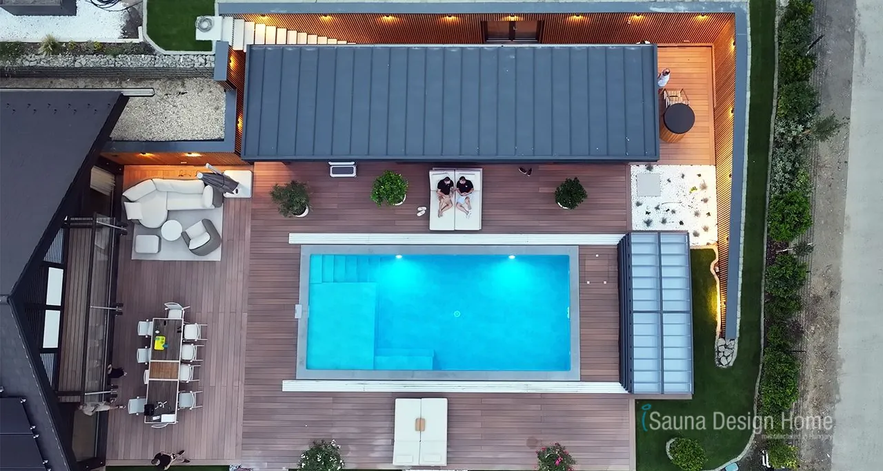 Wellness House from Above