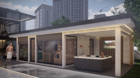 modern sauna house