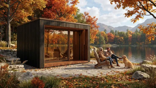 outdoor sauna