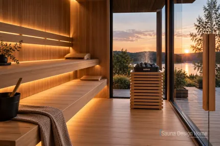 Sauna heating with Harvia heater
