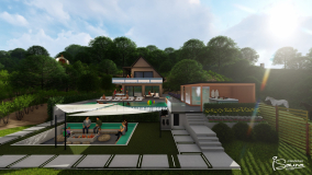 outdoor sauna house visual view