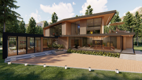 Thermowood exterior facades