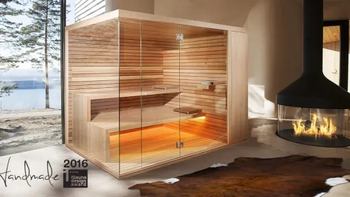 Biosauna with Steam-Generating Stove