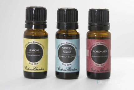 Aromatherapy in home sauna