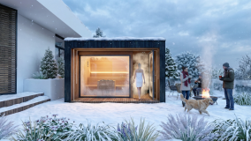 Architectural sauna