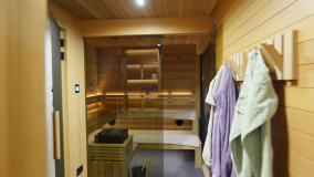 Custom sauna interior