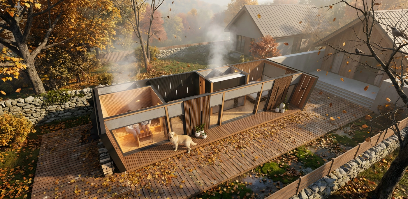 Private wellness retreat