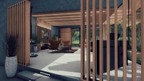 Interior wooden partitions