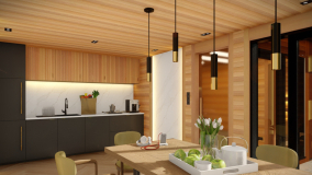 Kitchen, Dining and Passage Area