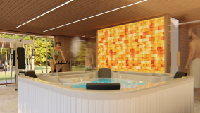 Jacuzzi and sauna