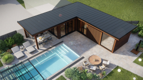 Top View of Outdoor Sauna House