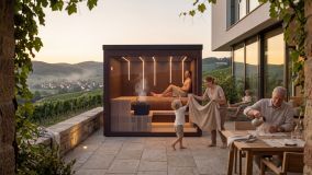 custom family sauna cabin
